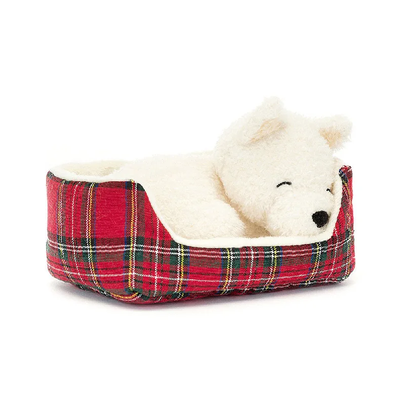 Plush Santa Claus Toys with a Sack of Gifts for Christmas DecorJellycat Napping Nipper Westie