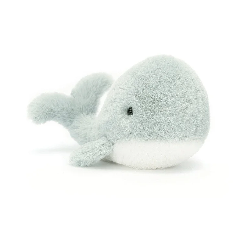 Giant Plush Teddy Bears with Soft Fur for Bedroom DecorationJellycat Wavelly Whale Grey