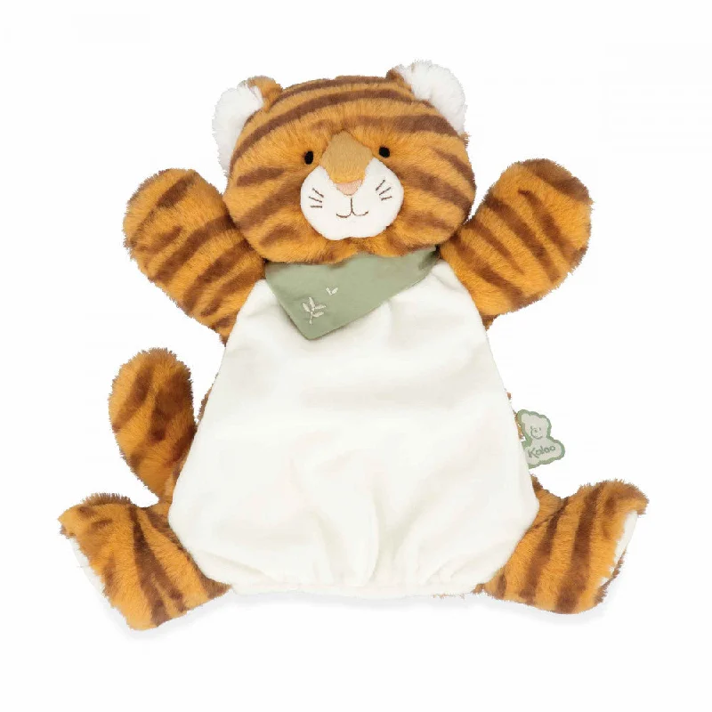 Plush Pirate Toys with Hook Hands and Bandanas for Adventure - Themed PlayKaloo Papaye Tiger Puppet