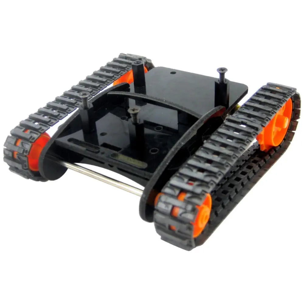 Battery - Operated Wooden Robots with a Racing - Car Shape for High - Energy PlayMini RobotShop Rover Chassis Kit