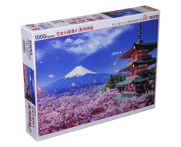 Stackable Wooden Puzzles of Alphabet Letters for Early Literacy DevelopmentMount Fuji And Sakura Puzzle (1000 Pieces)