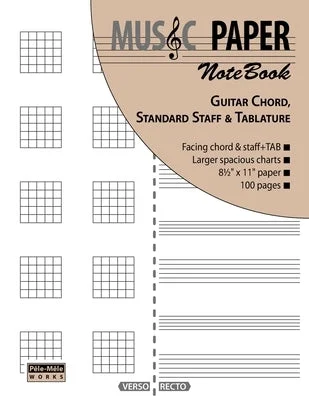 Solid Wood Mandolins with Spruce Tops for Folk and Bluegrass EnsemblesMUSIC PAPER NoteBook - Guitar Chord, Standard Staff & Tablature