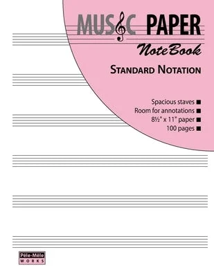 Artisan - Made Solid Wood Autoharps with Chromatic Tuning for Singer - SongwritersMUSIC PAPER NoteBook - Standard Notation