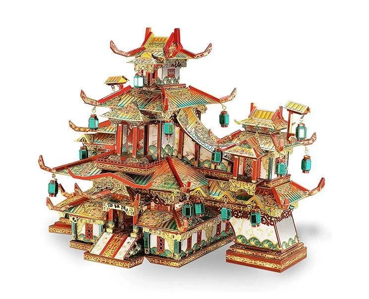 Large - Sized 1000 - Piece Wooden Puzzles with Scenic Landscape Themes for Adult EnthusiastsPiececool 3D Metal Puzzle: Tavern